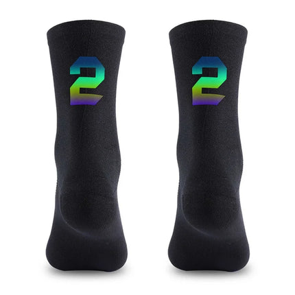 1516 Calze da ciclismo riflettenti digitali taglia 39-46 - 2