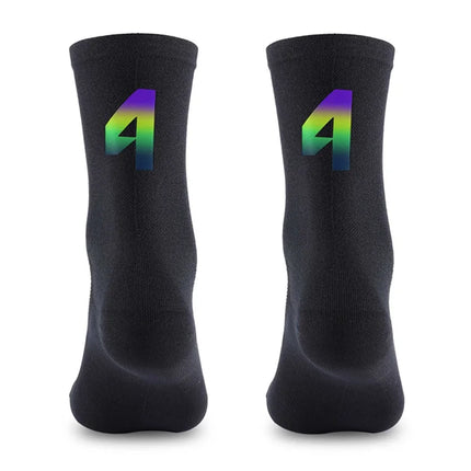 1716 Reflektierende Digitale Radsocken Größe 39-46 - 4