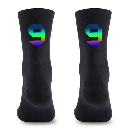 1478 Calze da ciclismo riflettenti digitali taglia 39-46 - 9