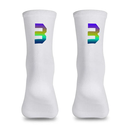 676 Calze da ciclismo riflettenti digitali taglia 39-46 - 3