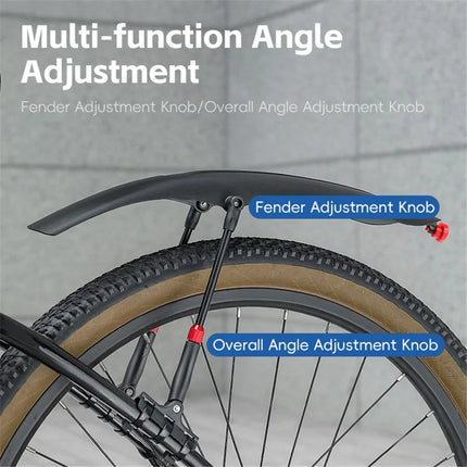 651 Parafango con Luce Posteriore per Bicicletta da Montagna da 26-29 Pollici
