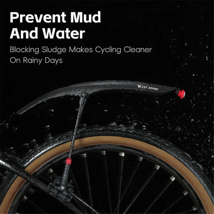 651 Parafango con Luce Posteriore per Bicicletta da Montagna da 26-29 Pollici