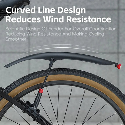 651 Parafango con Luce Posteriore per Bicicletta da Montagna da 26-29 Pollici