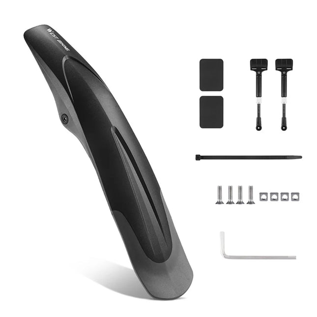 1319Garde-boue de vélo de montagne avec tiges de support réglables