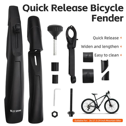 365 Paraspruzzi per bicicletta in plastica – Protezione per ruota