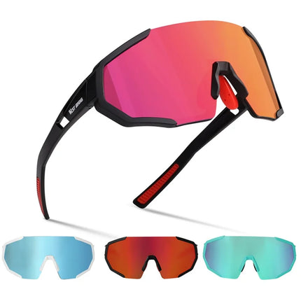 2439Lunettes de soleil de sport polarisées UV400 avec verres HD