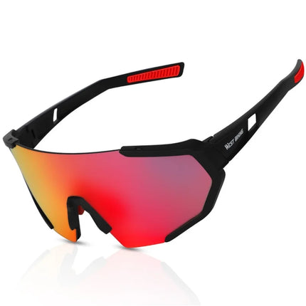 2439Lunettes de soleil de sport polarisées UV400 avec verres HD
