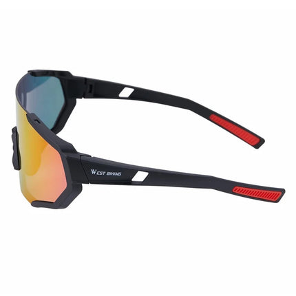 2439Lunettes de soleil de sport polarisées UV400 avec verres HD