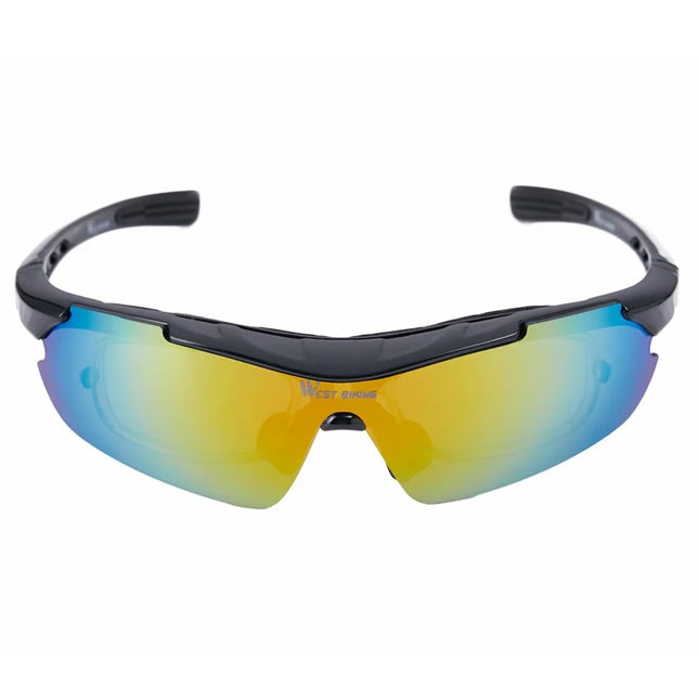 1553Gafas de ciclismo con lentes de espejo multicapa