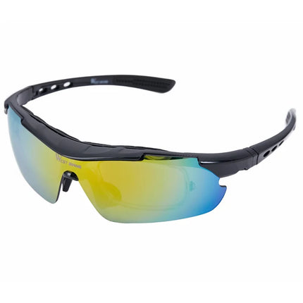 1553Lunettes  de vélo avec verres miroir multi-couches