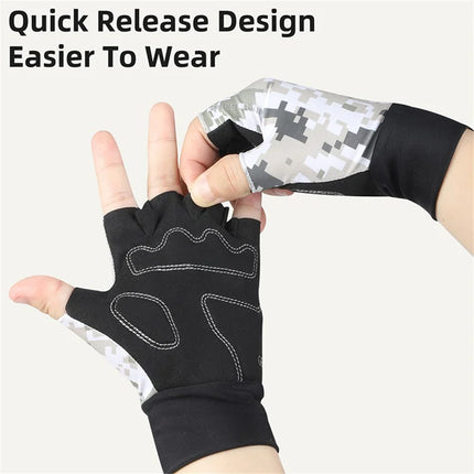 513Gants de cyclisme d&amp;#39;été pour enfants demi-doigts, antidérapants