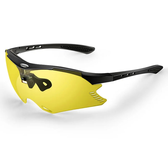 748Lunettes de Soleil  UV400 AntiUV CoupeVent Noire / Verres Jaunes