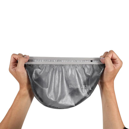 1081Housse de casque de vélo ultralégère réfléchissante Gris