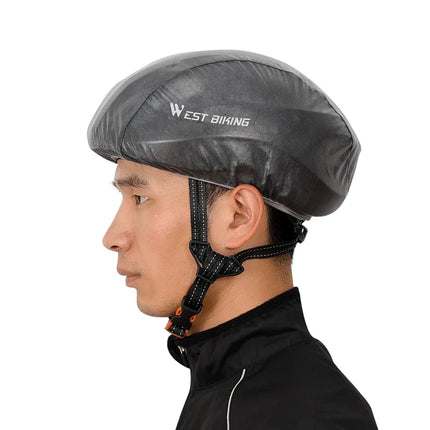 1081Housse de casque de vélo ultralégère réfléchissante Gris