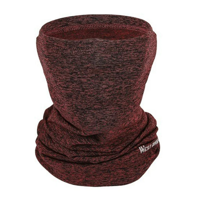 710 Winter Balaclava Scarf Warm Fleece Elastic Red
