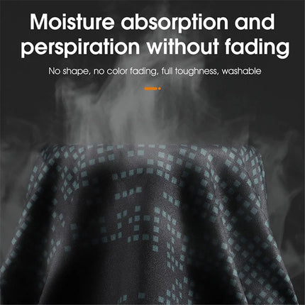 81Sciarpa da collo in seta di ghiaccio elastica, protezione UV Nero/Blu