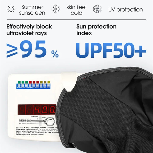 1632 Ice Silk Fishing Neck Gaiter UV Protection Army Green