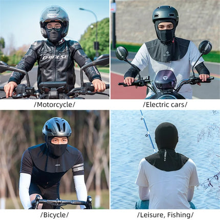 2273 Cache-cou multifunción en seda glacé anti-UV