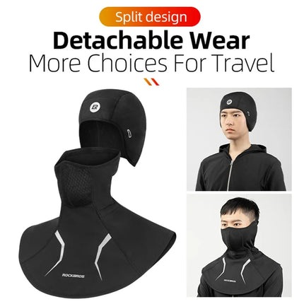 2512Cache-Cuello y Pasamontañas 2-en-1 Forrado de Polar