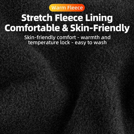 1765 Cache-cou motociclista en polar, capucha, máscara facial para el invierno