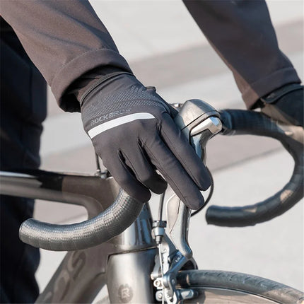 823 Full-finger Reflective Non-slip Cycling Gloves