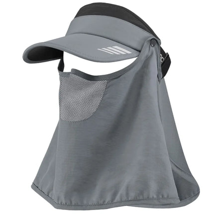 870 Summer open UV protection cycling cap with removable mask