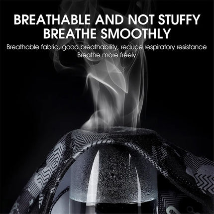 1702 Cagoule de ciclismo de exterior cálida de invierno con agujeros para gafas