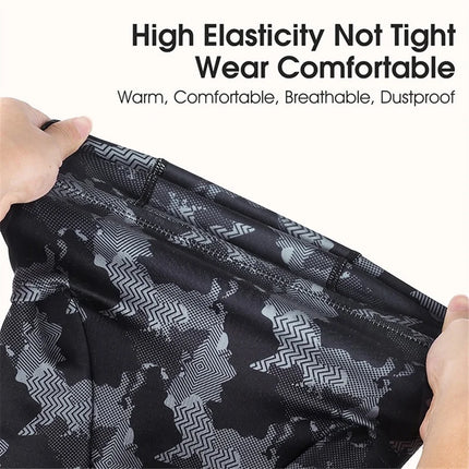 1702 Cagoule de ciclismo de exterior cálida de invierno con agujeros para gafas