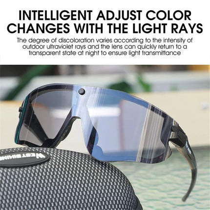 2466Lunettes de soleil de sport anti-UV avec verres photochromiques