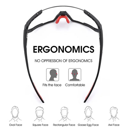 2411Lunettes de sport photochromiques anti-UV et coupe-vent