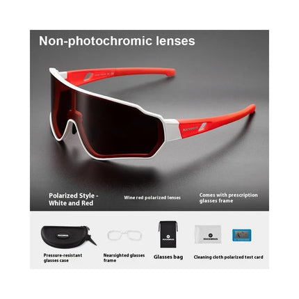 887 Photochromic Polarized Cycling Glasses, Windproof