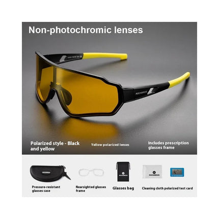 Gafas de ciclismo fotocromáticas polarizadas, antiviento 1039