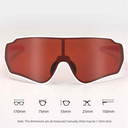 Gafas de ciclismo fotocromáticas polarizadas, antiviento 1039