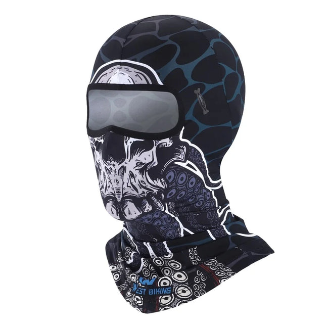 907 Sciarpa Magica d'Estate Anti UV Cachecol Seta Ghiacciata Teschio