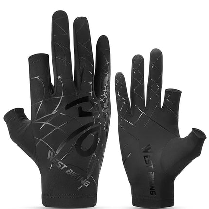 29 Ice silk gloves, breathable - Black