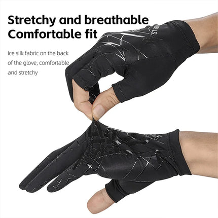 29 Ice silk gloves, breathable - Black