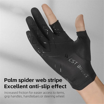 29 Ice silk gloves, breathable - Black