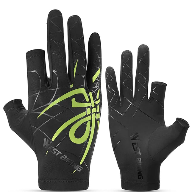 44 Ice silk gloves, breathable - Green