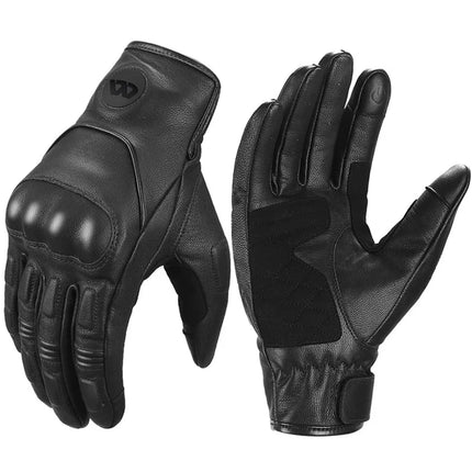 65 Full finger touchscreen gloves in goat leather