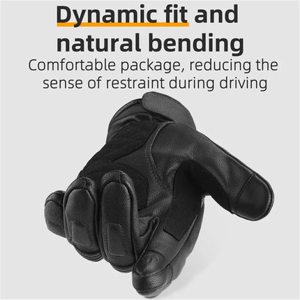 65 Full finger touchscreen gloves in goat leather