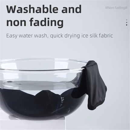 1444Cappuccio da ciclismo anti-UV confortevole in seta ghiacciata traspirante