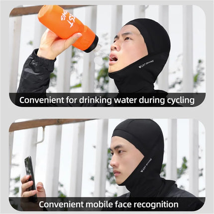 1444Cappuccio da ciclismo anti-UV confortevole in seta ghiacciata traspirante