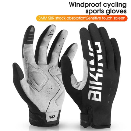 568Gants tactiles, coupe-vent, chauds, moufles