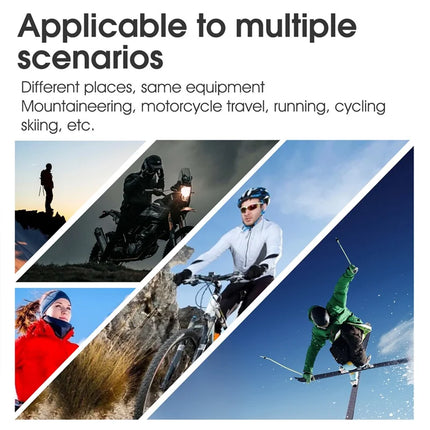 936Guanti da ciclismo touch screen antivento in pile, caldi, palmo completo