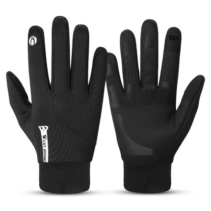 38 Thermal fleece winter sports cycling gloves with touch screen capability