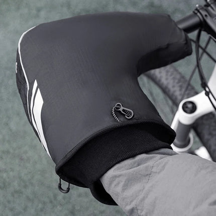 2186Paire de Gants de Cyclisme d&amp;#39;Hiver Chauds et Coupe-Vent