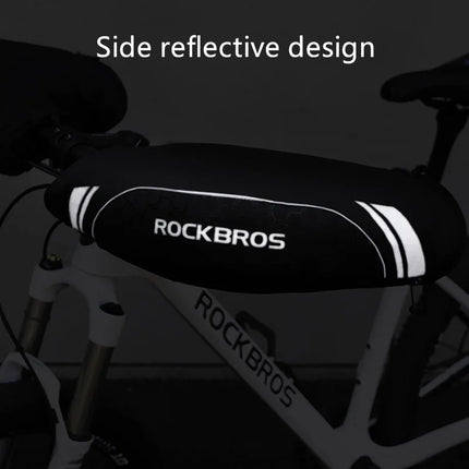 2186Paire de Gants de Cyclisme d&amp;#39;Hiver Chauds et Coupe-Vent