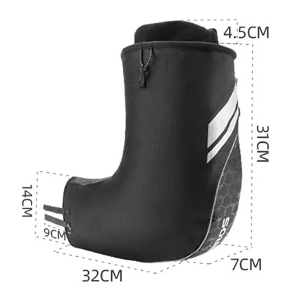 2186Paire de Gants de Cyclisme d&amp;#39;Hiver Chauds et Coupe-Vent