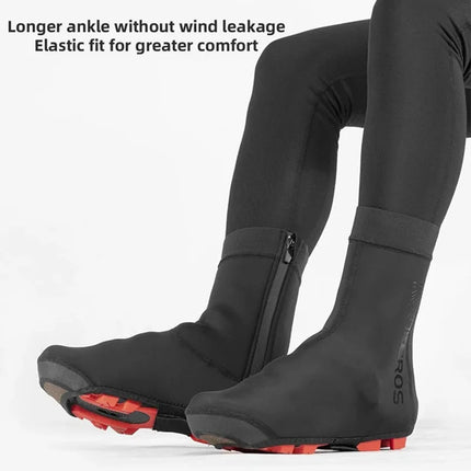 2229Par de Cubrezapatos de Bicicleta Calientes Cortaviento