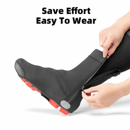 2228Par de Cubrezapatos de Bicicleta Calientes Cortaviento